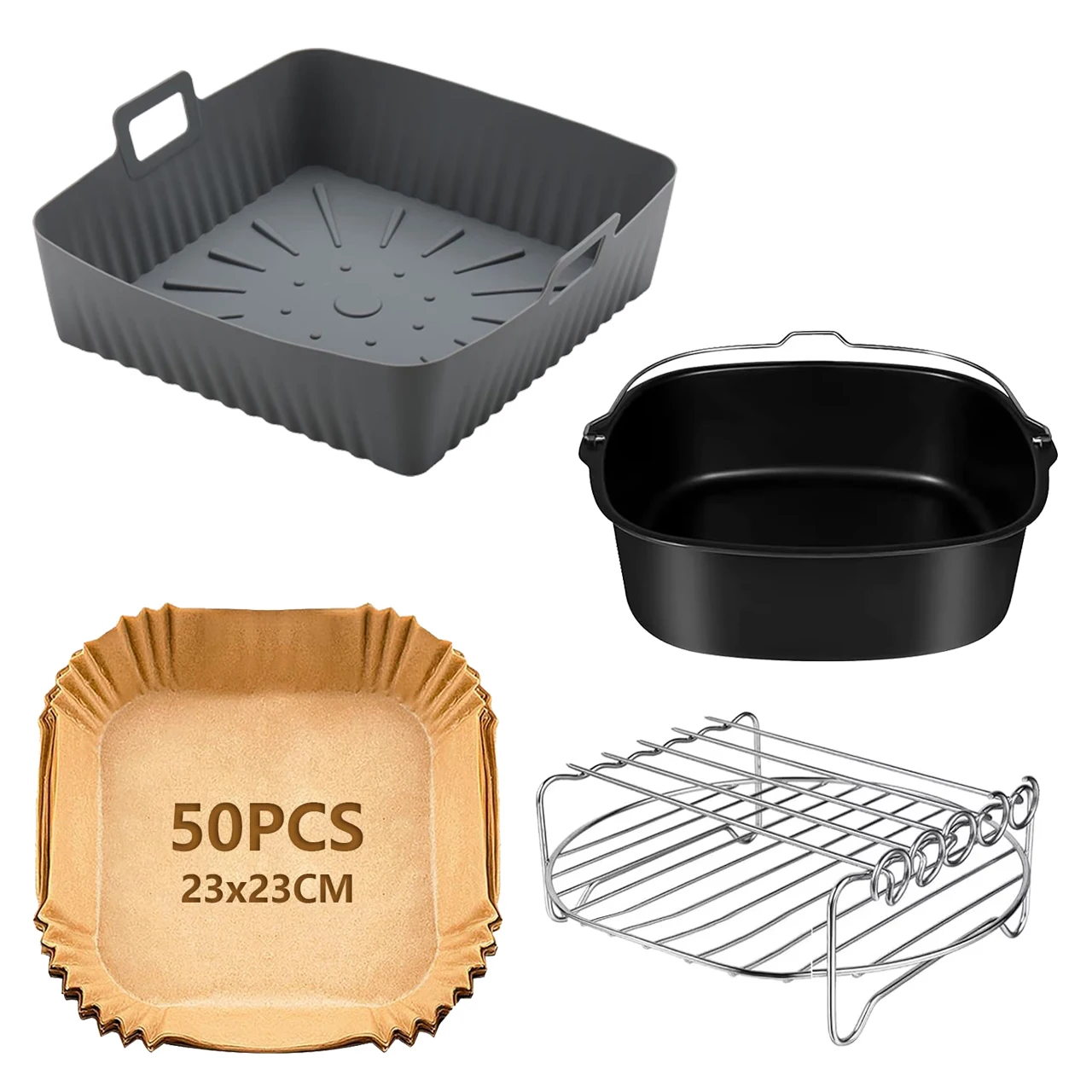 Аксессуары для фритюрниц 23 см COSORI 6 л/6 2 4 л одноразовая бумага фритюрницы/стойка