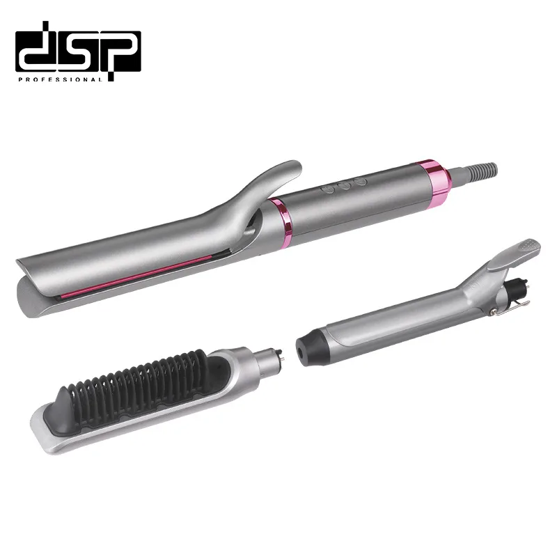

DSP Curling Iron Hair Curlers 3 in 1 Automatic Hair Curler Hot Comb Straightening Brush Tools Straightener Women Styling Care