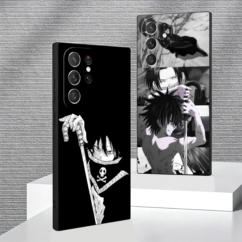 Фото Мягкий чехол для телефона Samsung Galaxy S24 S25 S26 Ultra Hunter X-Hunters Feitan Portor S23 S22 Plus S21 FE S20 + Edge, черный, размер S №1