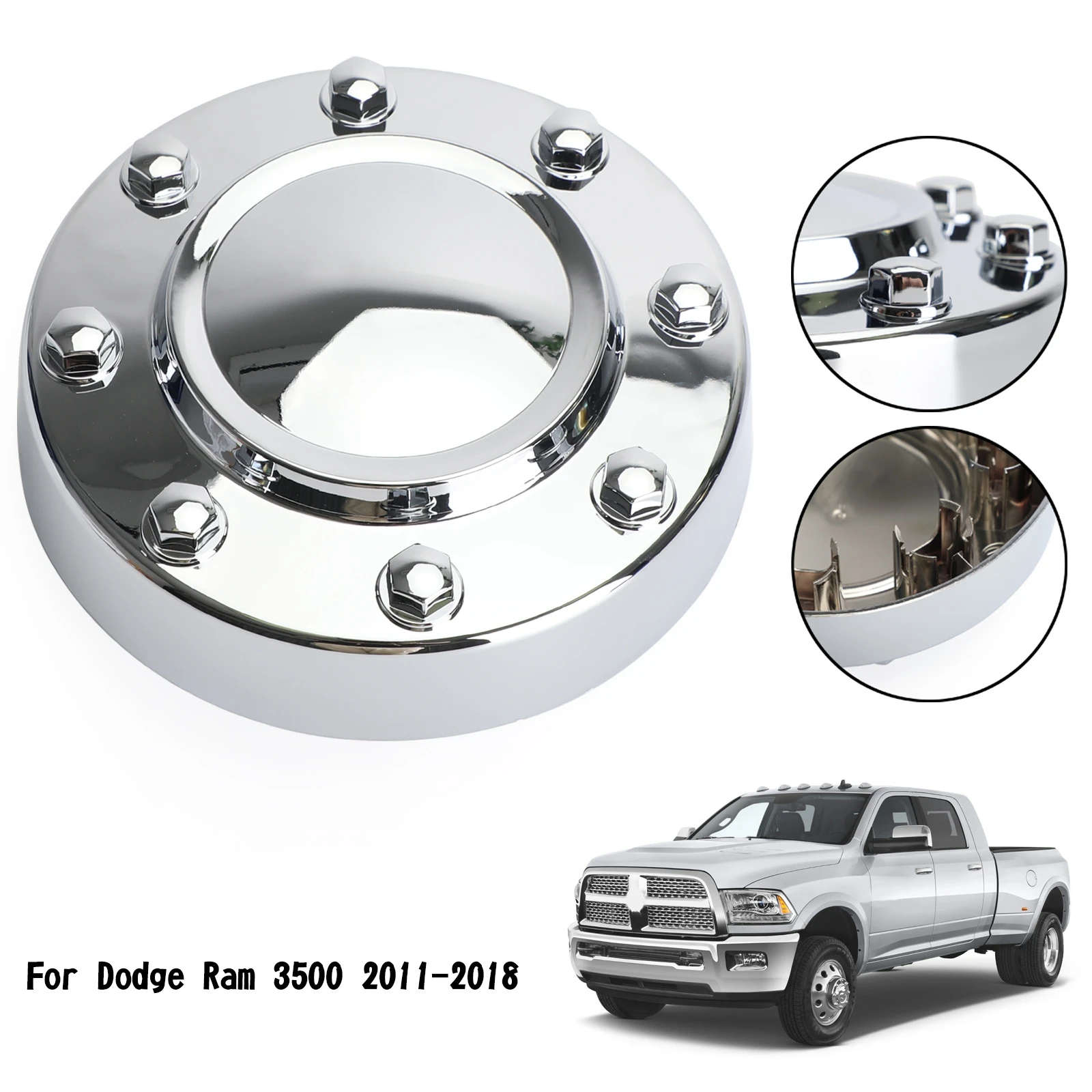 

Передняя хромированная Центральная муфта Topteng 68081010AB подходит для Dodge Ram 3500 2011-2018 Dually LH RH