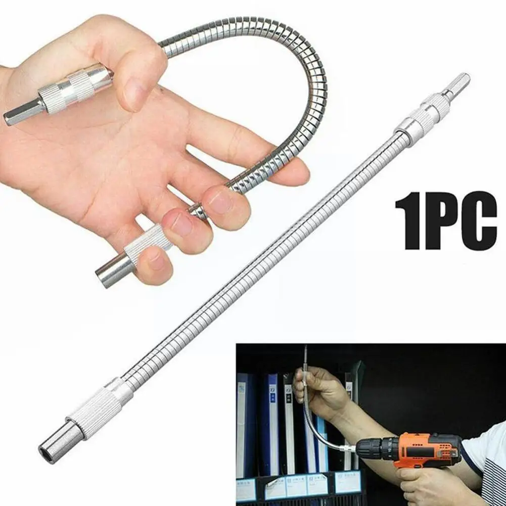 

Metal Universal Charging Electric Drill Flexible Shaft Shaft Rod Extension Power Bending Link 150mm/250mm/400mm Tool F9t4