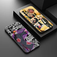 naruto anime phone case for samsung galaxy a32 4g 5g a51 4g 5g a71 4g 5g a72 4g 5g back coque carcasa soft black