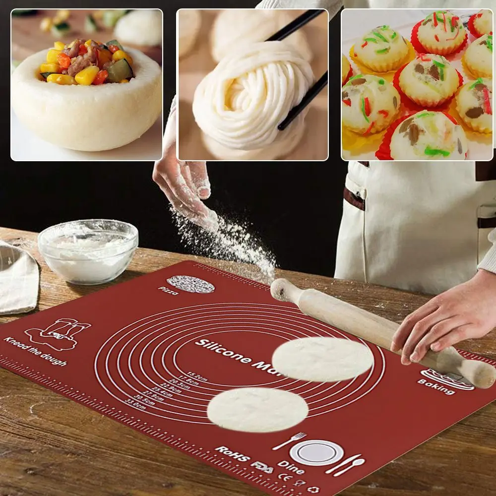 

Антипригарный сверхтолстый силиконовый коврик для выпечки теста, макарон