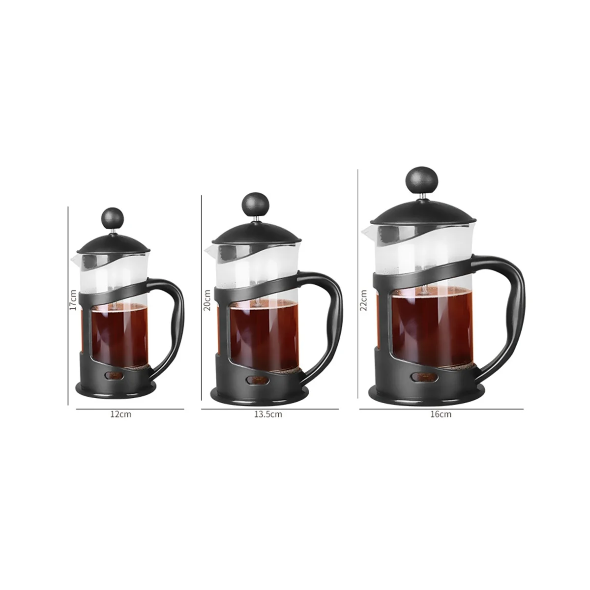 

Прессованный кофейник практичная Кофеварка Многофункциональный прочный чайник для кофе из нержавеющей стали стеклянная посуда для кофе 800 мл