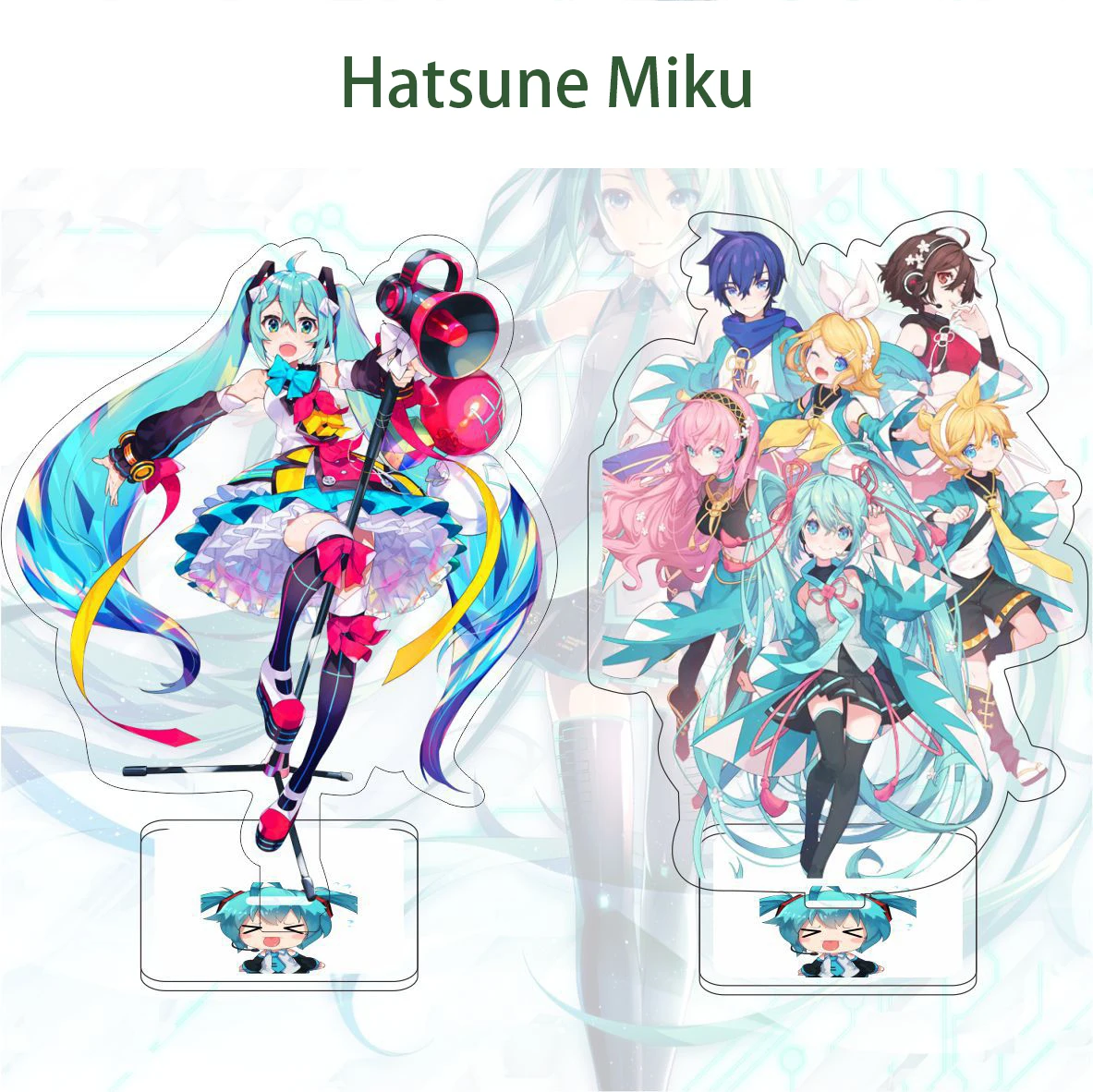 

15Cm Hatsune Miku Figure Acrylic Stand Model New Anime Girls Toys Desktop Ornaments Exquisite Collection Toys Friend Gift