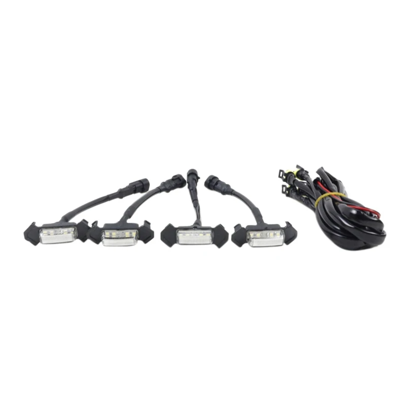 

Raptor-Style Grille Light LED Grill Mount Assemblies for Toyota Tacoma 2016-2022 with TRD Pro Front Grille Lighting