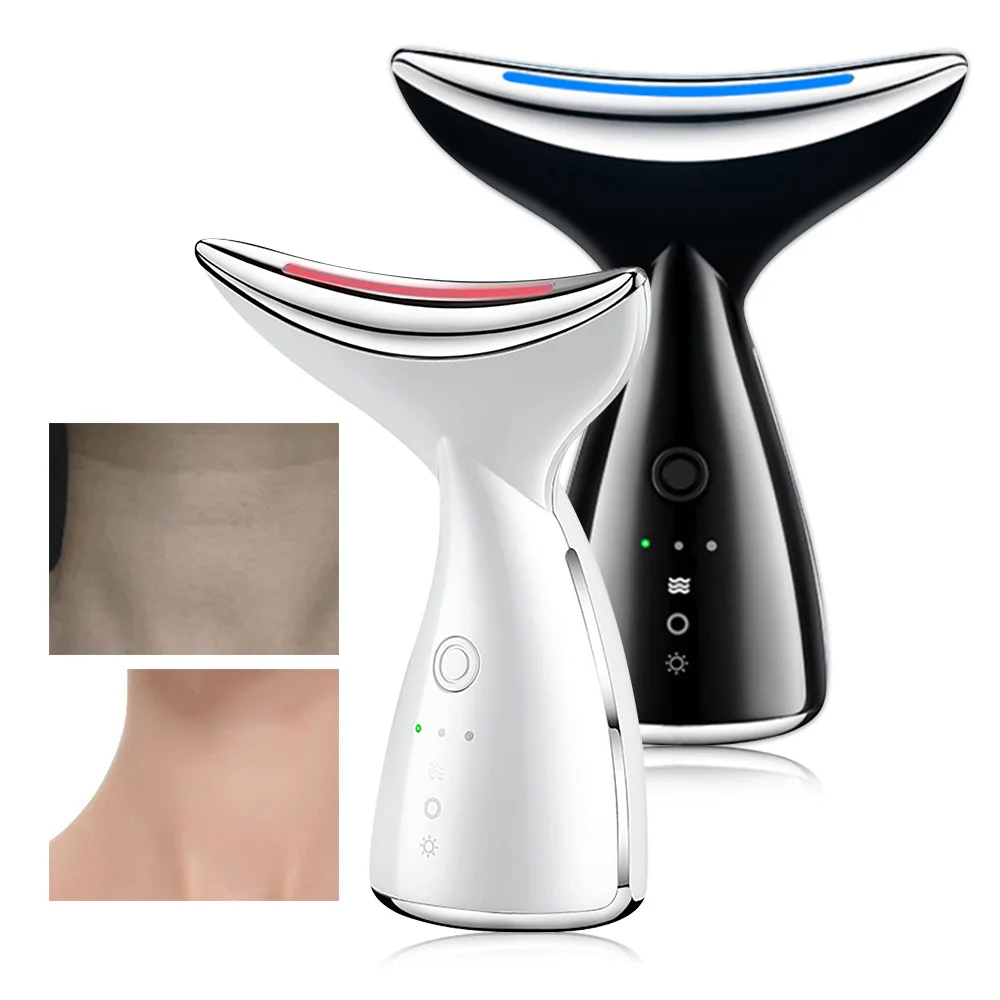 

EMS Face Massager Neck Facial Lifting Beauty Device LED Photon Therapy Skin Tighten Reduce Double Chin Anti Wrinkle Remove Tools
