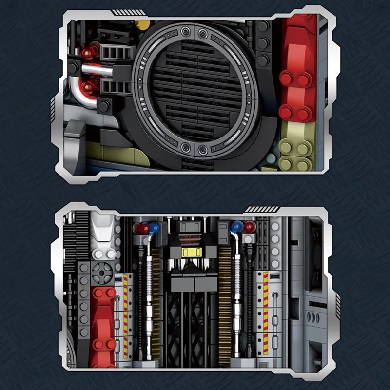 Строительные блоки Reobrix66038 подводная лодка книжный шкаф украшение для сборки