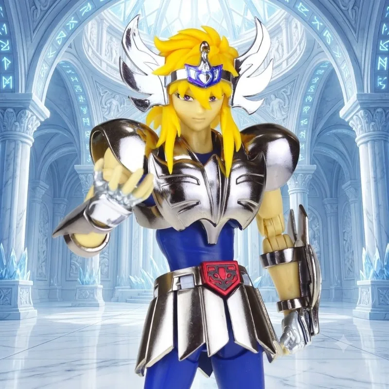 Фото Сборная фигурка-игрушка Saint Seiya GT Cygnus Hyoga Helmet V1 Myth Cloth EX, 20-летний юбилей, металлическая броня, коллекционный подарок №2