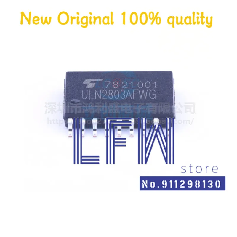 

10pcs/lot ULN2803AFWG ULN2803AFW ULN2803 SOIC-18 8NPN Chipset 100% New&Original In Stock
