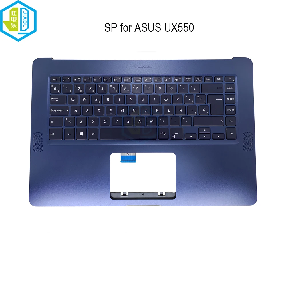 Spanish laptop palmrest Backlight Keyboard for ASUS ZenBook UX550 UX550V UX550VE UX550VD UX550G UX550GE UX550GD 90NB0ES1-R30SP0