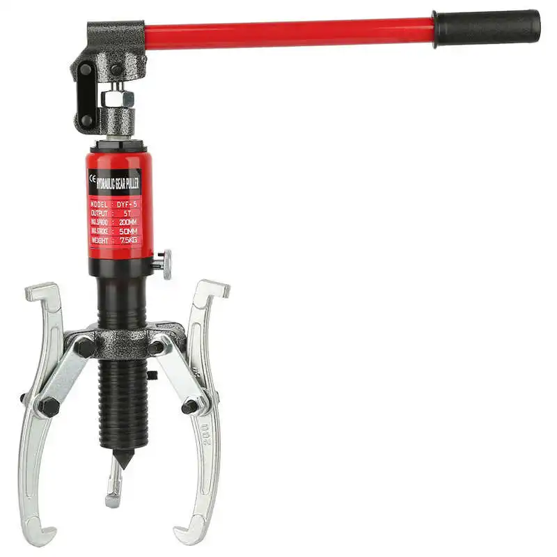 

5T Hydraulic Gear Puller Pumps Oil Tube 3 Jaws Drawing Machine Repair Tool Set