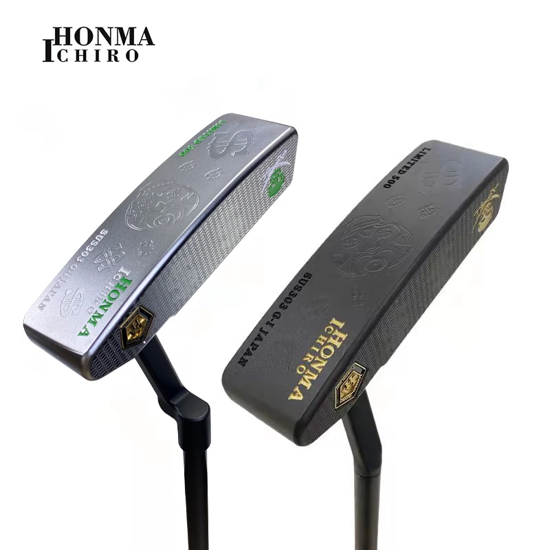 Neue Ichiro Honma G-I Gerade Golf Putter 33/34/35 Zoll Clubs Schwarz Stahl Welle Mit Head Cover Kostenloser Versand