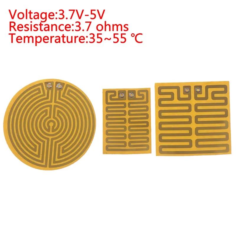 1PC 3.7V-5V Yellow Mini USB Insulation Coaster Heater Metal Heat Electric Coffee Cup Mug Mat Pad For Office
