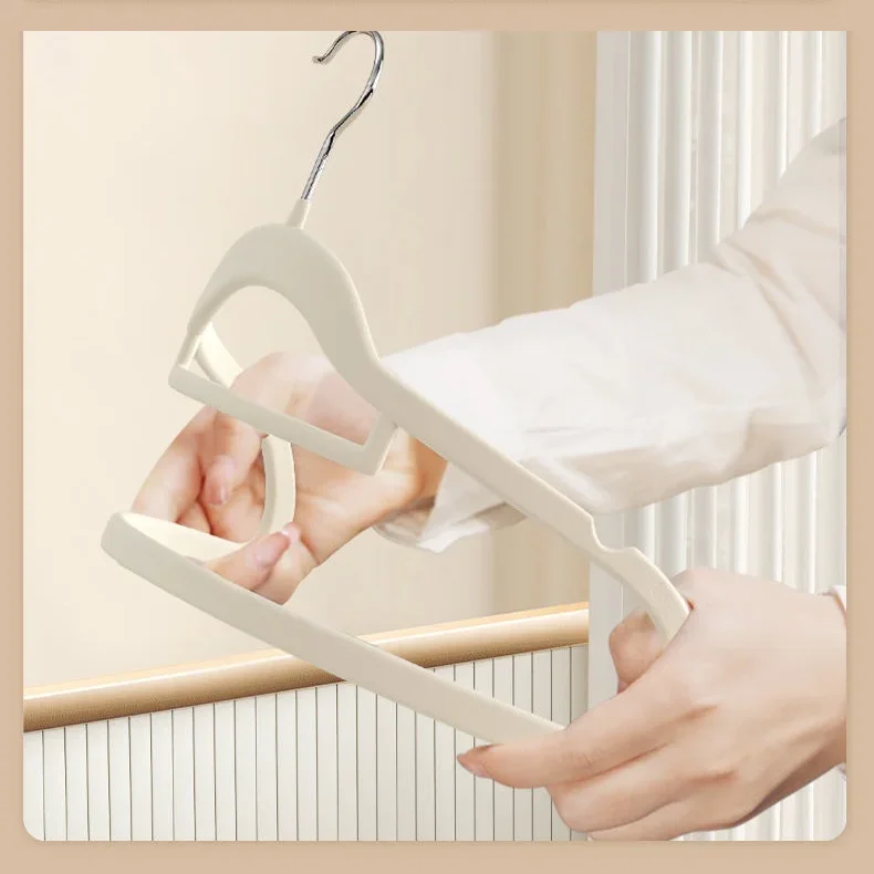 Вешалка для одежды из 10 предметов бесшовная Нескользящая вешалка хранения в
