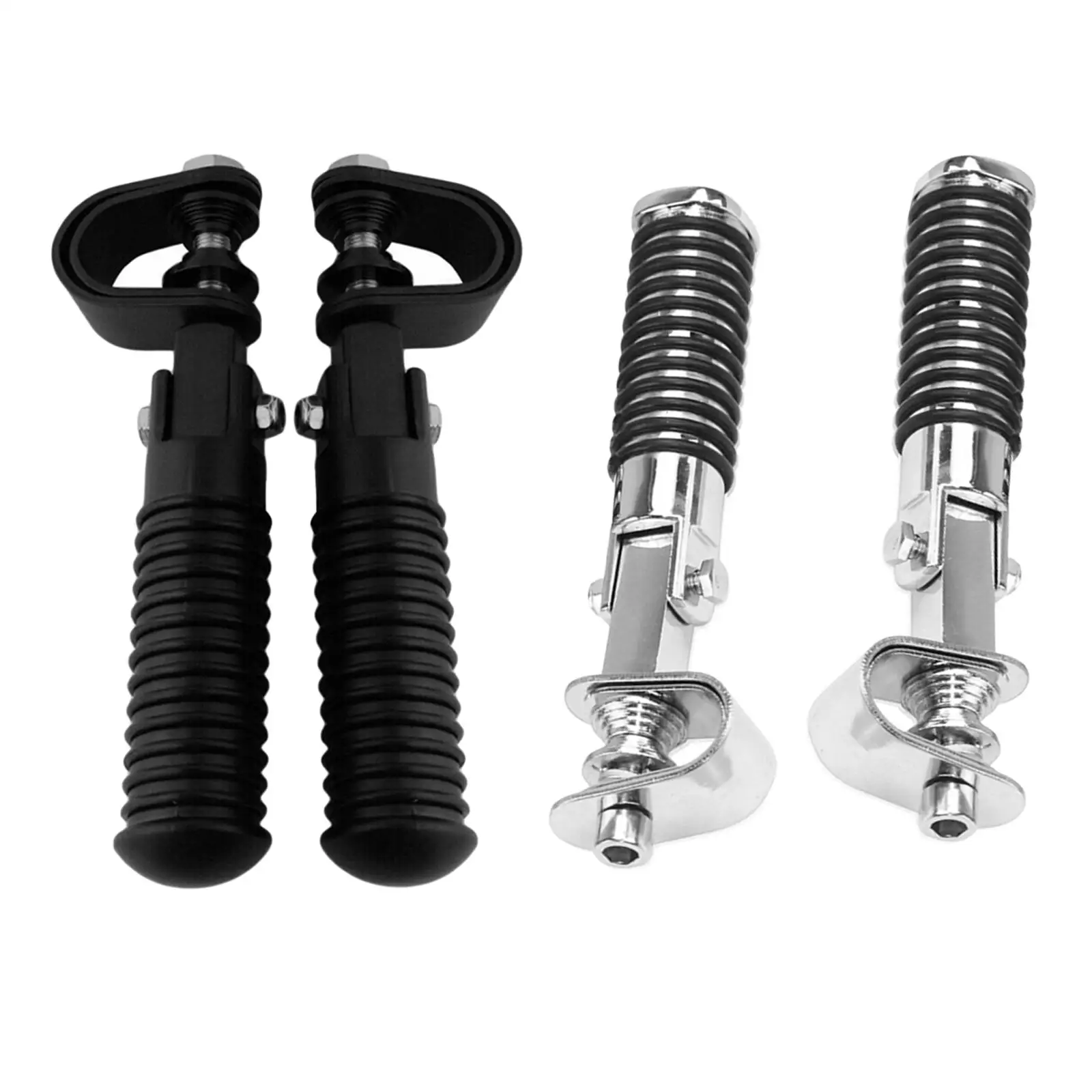 

2 Pieces 7/8" Highway Footpegs Accessories Clamp O Mount Foot Rests
