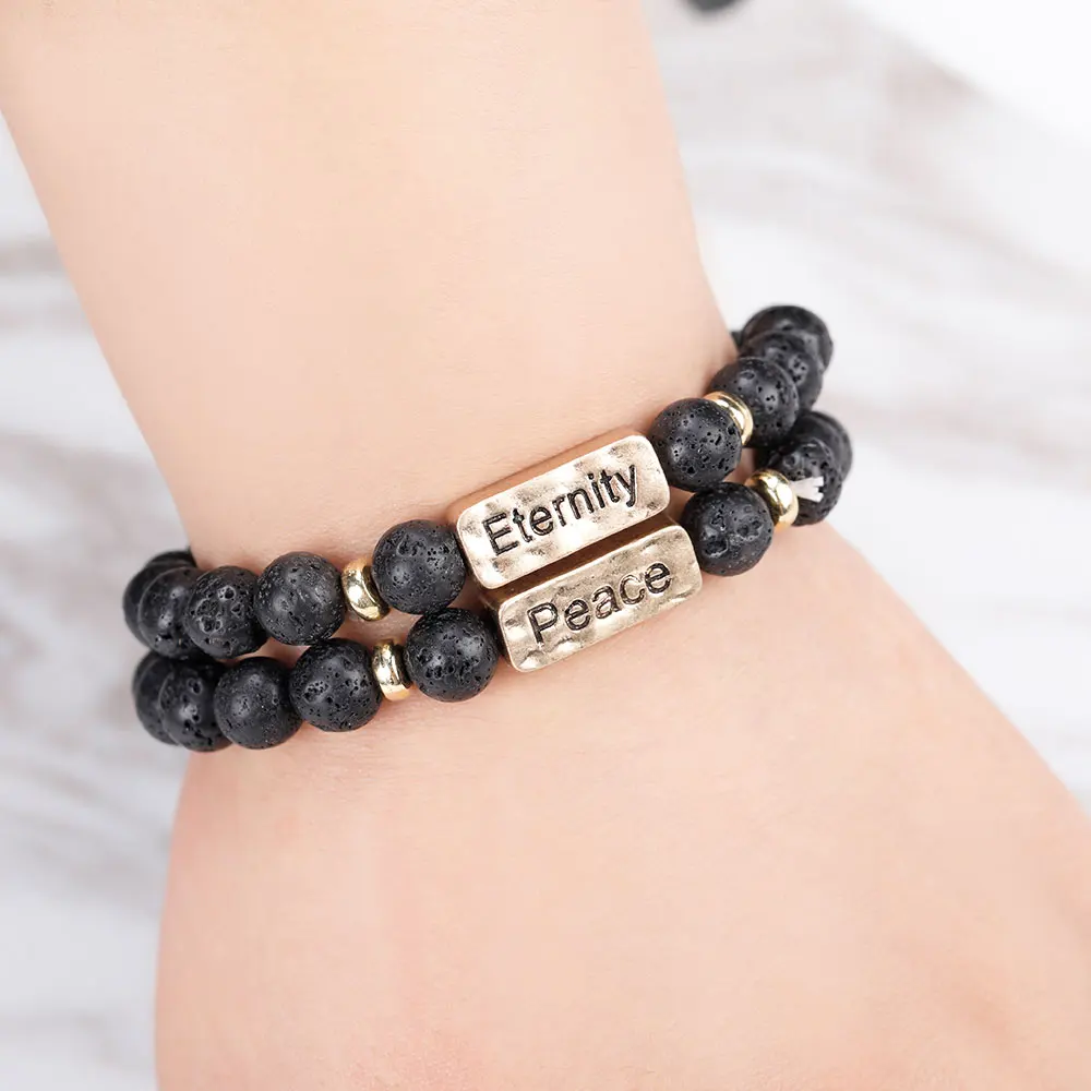 Браслет вечная свобода счастливый ЛГБТ мир натуральный камень пожелания