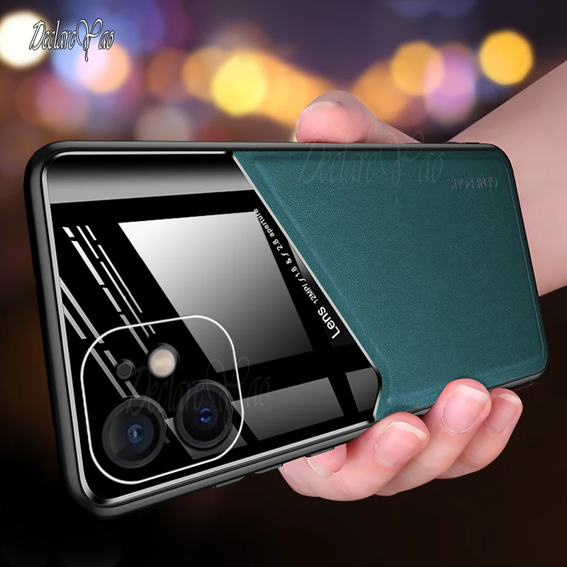 

13 14 Pro Max, чехлы, Обложка, Кожанный чехол для Apple iPhone 12 13 Mini, жесткий Магнитный чехол для iPhone 14 Plus