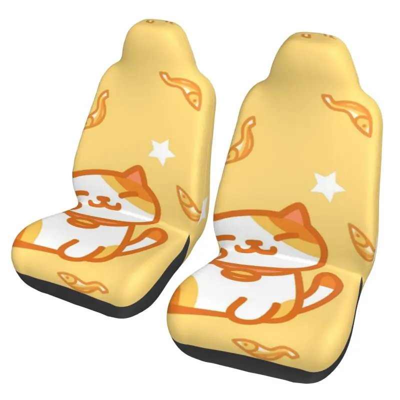 

Orange Cats Car Seats Covers, Grunge Gothic Car Seats Protector, Car Accessories, Car Seat Upholstery Set Car Seat Covers 2 Pcs