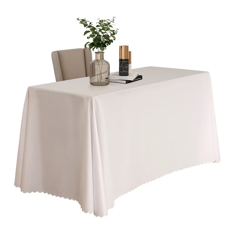 

Conference table cloth pure color red and white rectangle long tables tablecloth_AN825