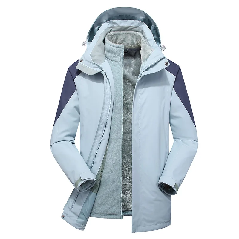 BINGCHENXU новые мужские зимние уличные куртки и костюмы для дома три в одном