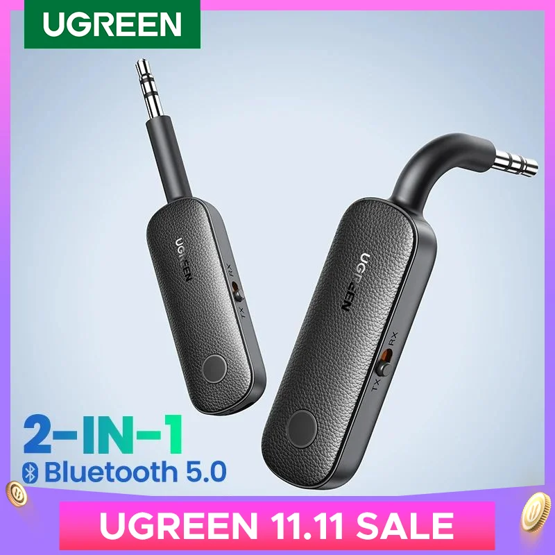 Bluetooth-адаптер AUX 5 0 беспроводной 3 мм для наушников ТВ автомобильного аудио