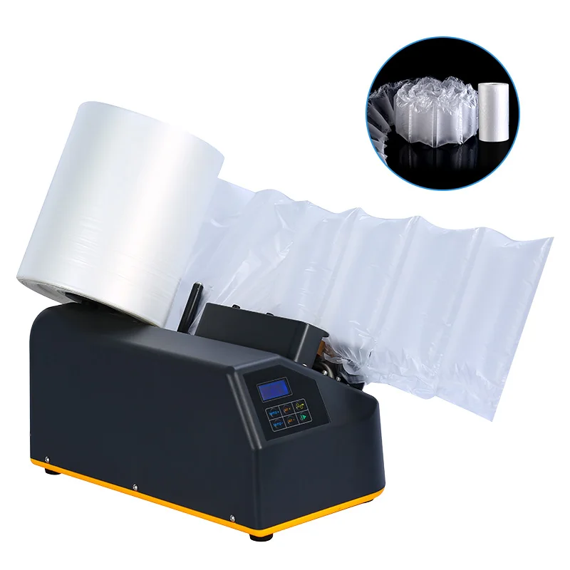 

2022 New Popular Speed Adjustable 10-14M/ Min Various Widths Film Pillow Cushion Plastic Air Bubble Machine