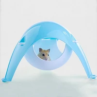 Pet Hamster House Space Pod Dual-Use Plastic Hamster Cage Hammock Small Animal Space Pod Cage For Hamster Rats Hamster Nest