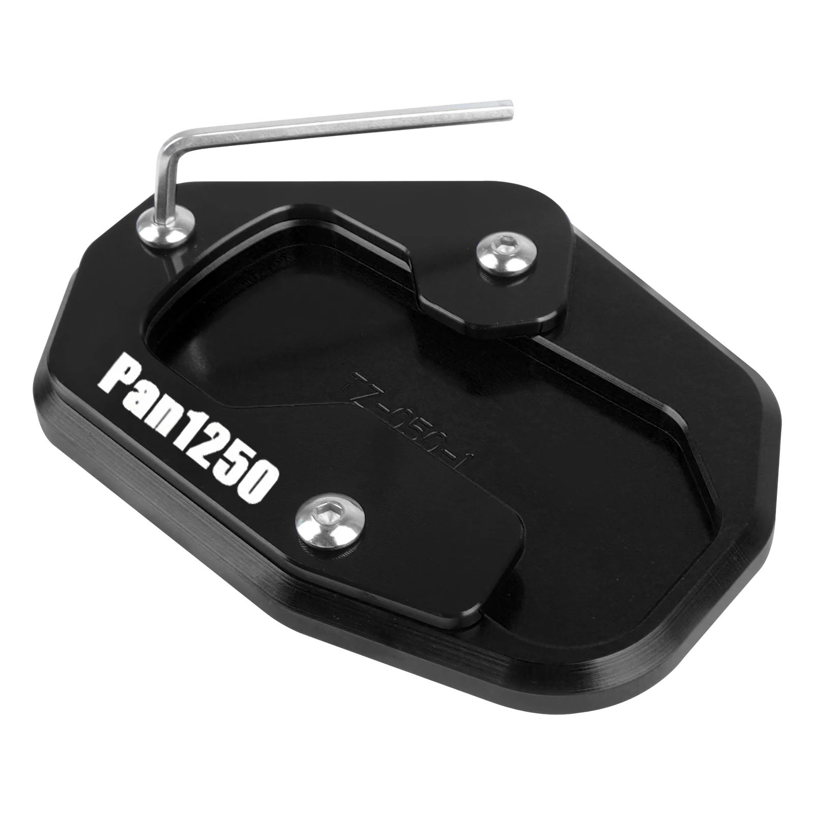 

Совместим с Harley PAN AMERICA 1250 RA1250 S ADV 2020-2024 CNC Выдвижная ножка боковая подставка удлинитель поддерживающая пластина увеличения