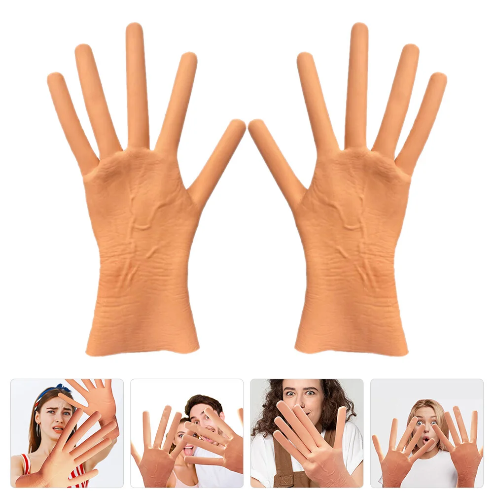 

Apparel Cosplay Glove Gloves Latex Full Finger Halloween Accessories Gothic Costume