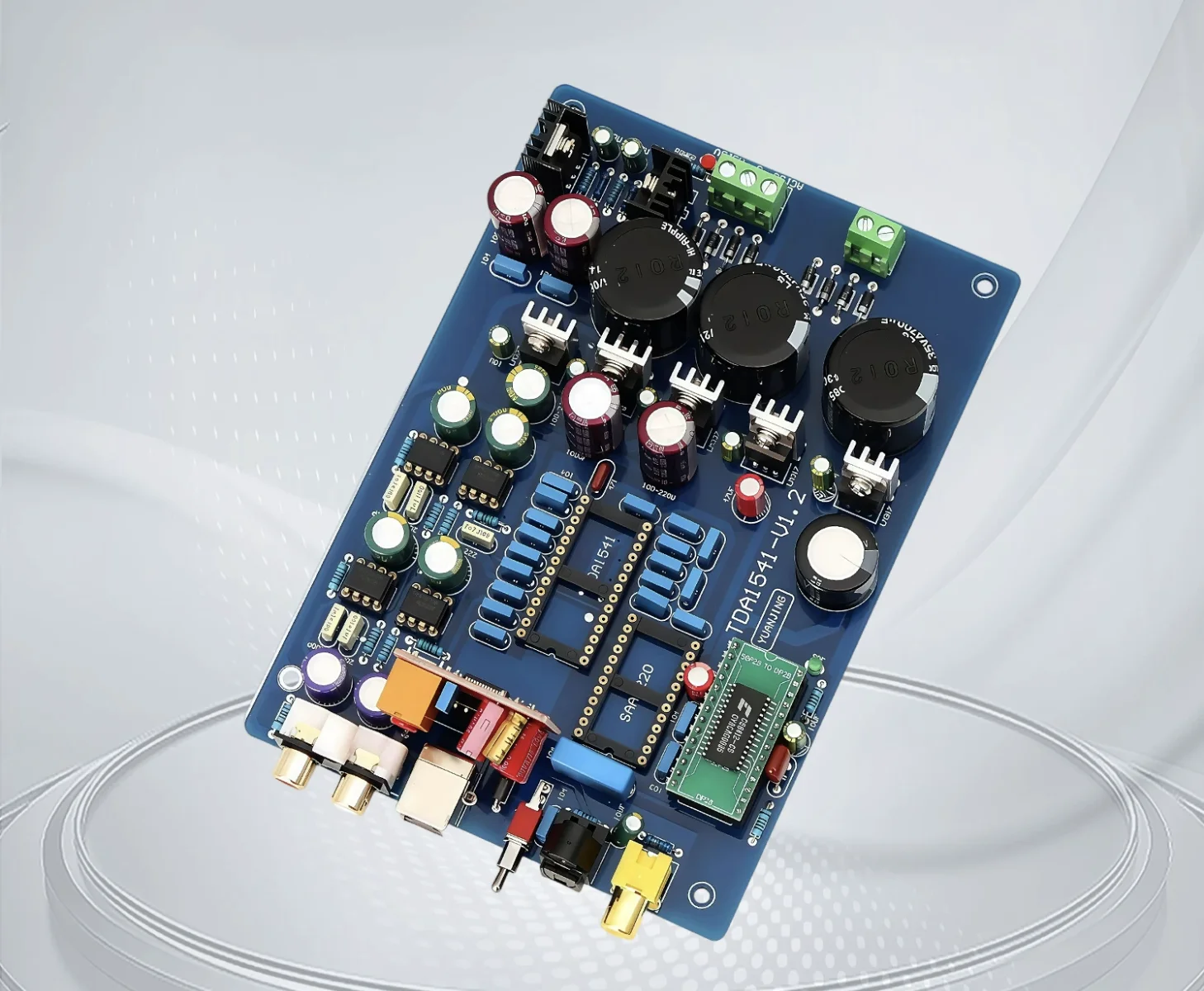 Фото Плата аудиодекодера TDA1541 |   Оптические/коаксиальные/USB-входы, модуль USB CS8412 + NE5534 + PCM2704 №1