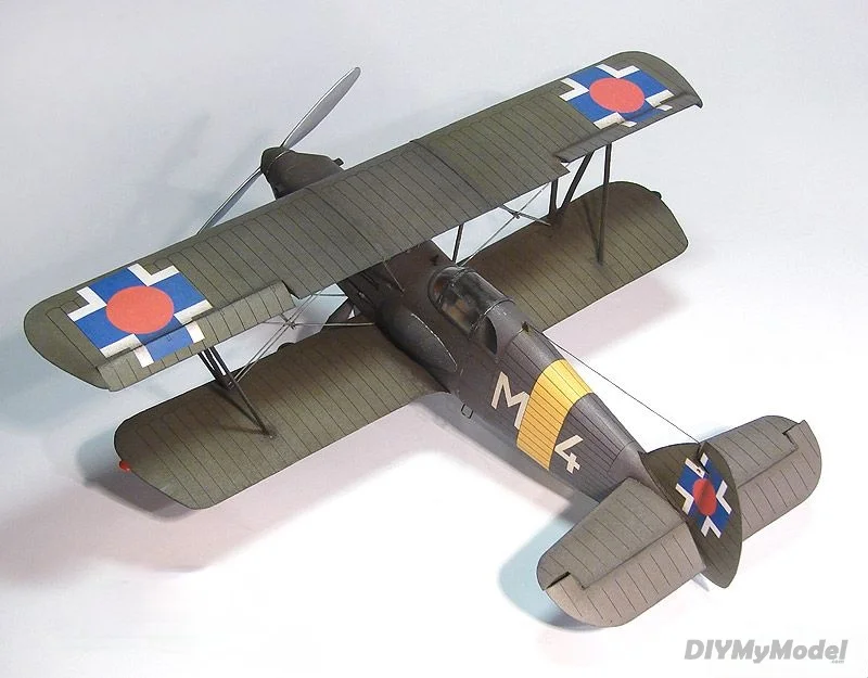 

DIYMyModeI Avia, Чешская Республика _ B. 534 набор бумажных моделей истребителей ручной работы, игрушка ручной работы, пазлы, подарок, реквизит для фил...