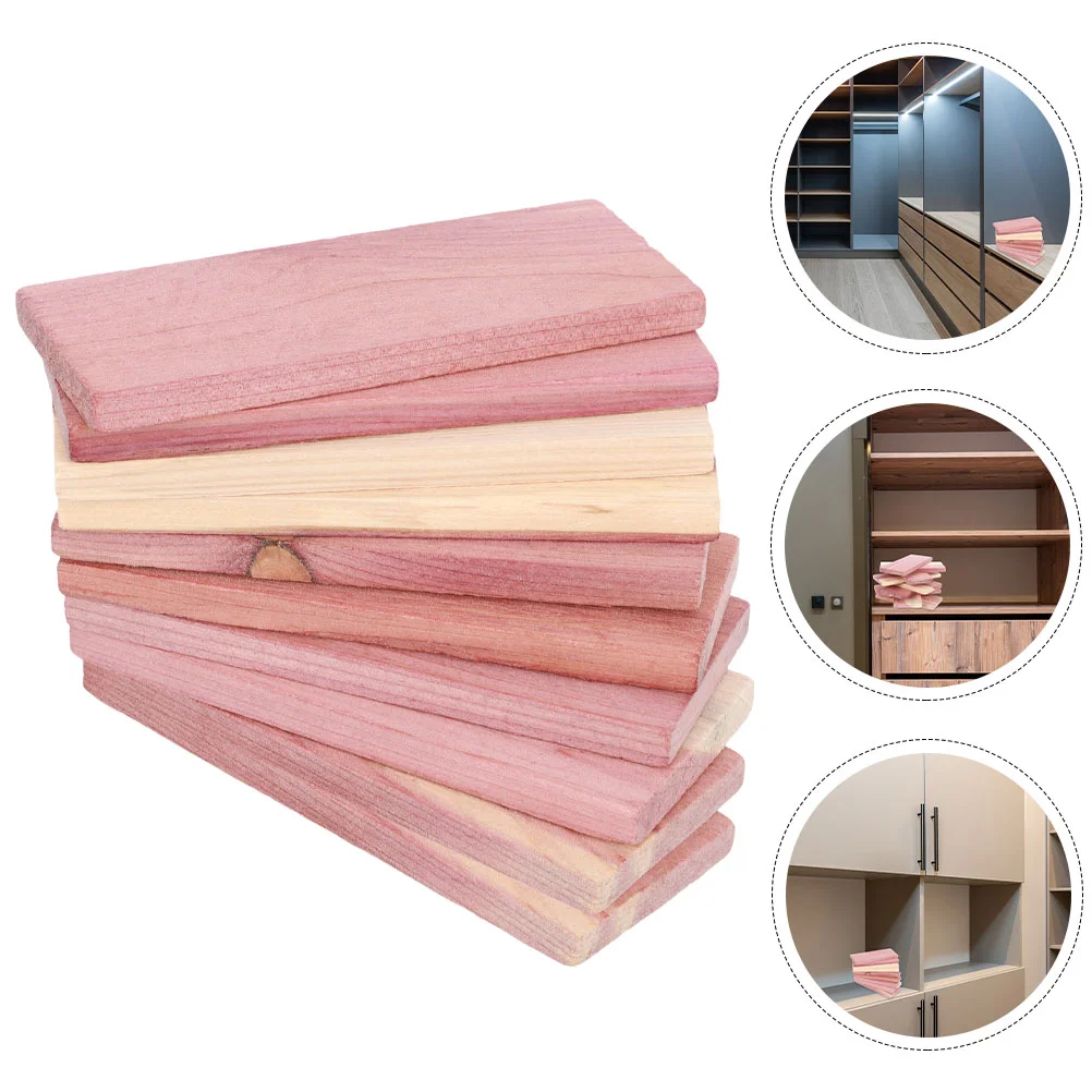 

10pcs Cedar Clothes Cedar Blocks Closet Freshener Cedar Blocks for Dorm Home