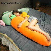 long pillow bedroom bed cartoon fruit pillow boyfriend pillow double backrest removable and washable