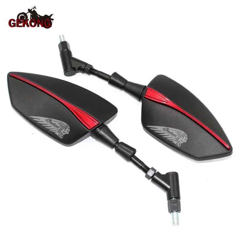 

Подходит для Indian FTR 1200 S FTR 1200 Carbon/Rally Chief, винтажное универсальное зеркало для мотоцикла с ЧПУ, боковое заднее зеркало