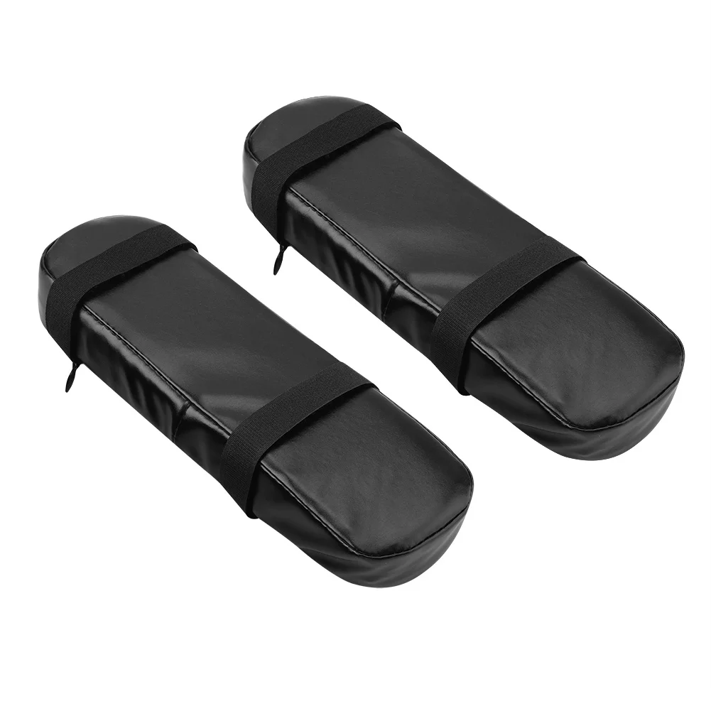 

1 Pair of Memory Foam Armrest Pads Soft Office Chair Elbow Supporting PU Leather Cushion
