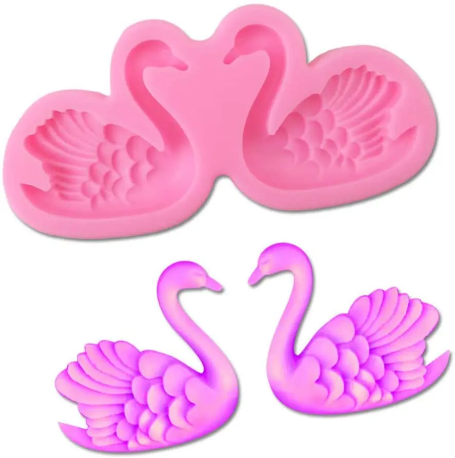 

3D Силиконовая форма «Лебедь» лебедь, шоколад, форма для сладостей для выпечки, инструменты для украшения помадки, мыло ручной работы, форма ...