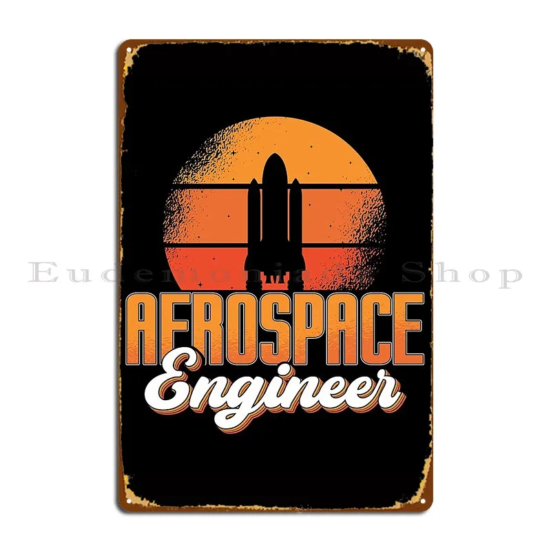 Ракета Космос аэрокосмический инженер Инженерная металлическая табличка