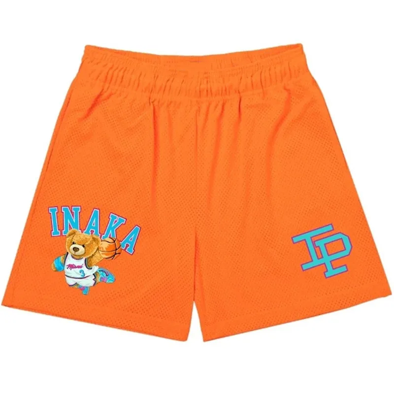 

Inaka Shorts Men's Women's Inaka Power Shorts Men Women Gym Sports Shorts Mesh Basketball Shorts Fashion Casual Beach Shorts