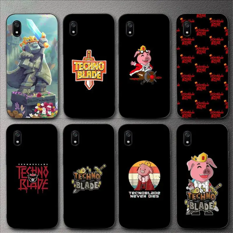 Рандомный чехол Technoblade Never Dies для Xiaomi9 10 11PRO LITE Redmi NOTE7 8 9 10A PRO K40 Poco3