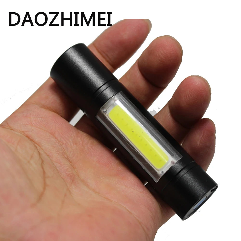 

Портативный USB мощсветильник светодиодный фонарик COB со встроенной батареей, рабочее освещение для осмотра, USB Перезаряжаемый подвесной фон...