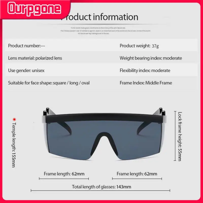 

Спортивные солнцезащитные очки с полумаской, Преувеличенные солнцезащитные очки с защитой от ультрафиолета, автомобильные аксессуары, солнцезащитные очки с изогнутой оправой