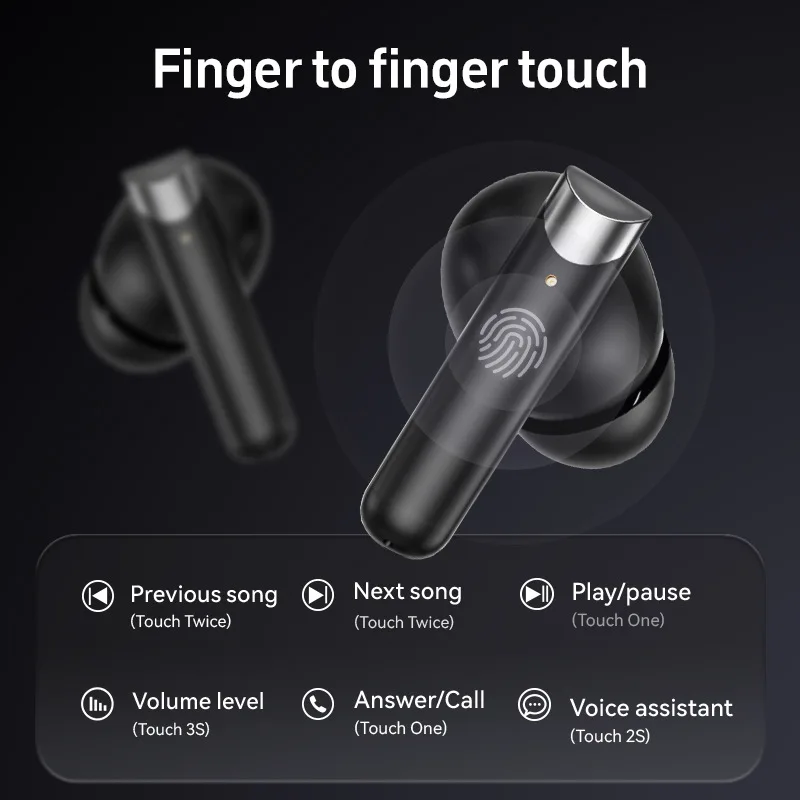Фото Для Galaxy S25+ S25 Ultra S24 S23 Z Fold7 A56 TWS Беспроводные Bluetooth-наушники со светодиодным дисплеем и Hi-Fi стереозвуком №5