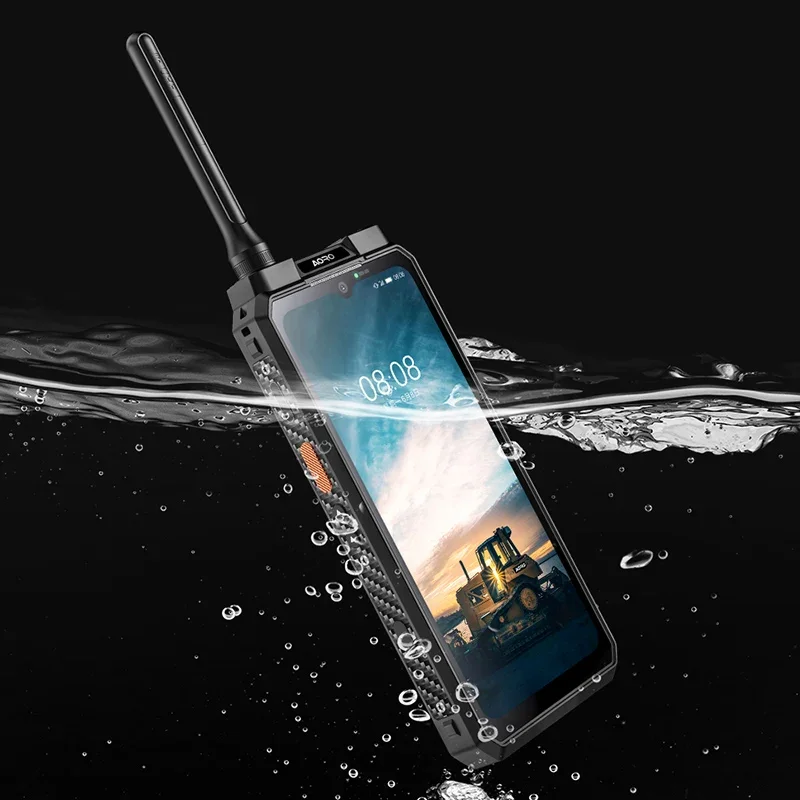 Фото Водонепроницаемый Android-смартфон AORO M8 IP68 IP69K с поддержкой 5G LTE, портативная рация с функцией POC Zello, беспроводная связь. №4