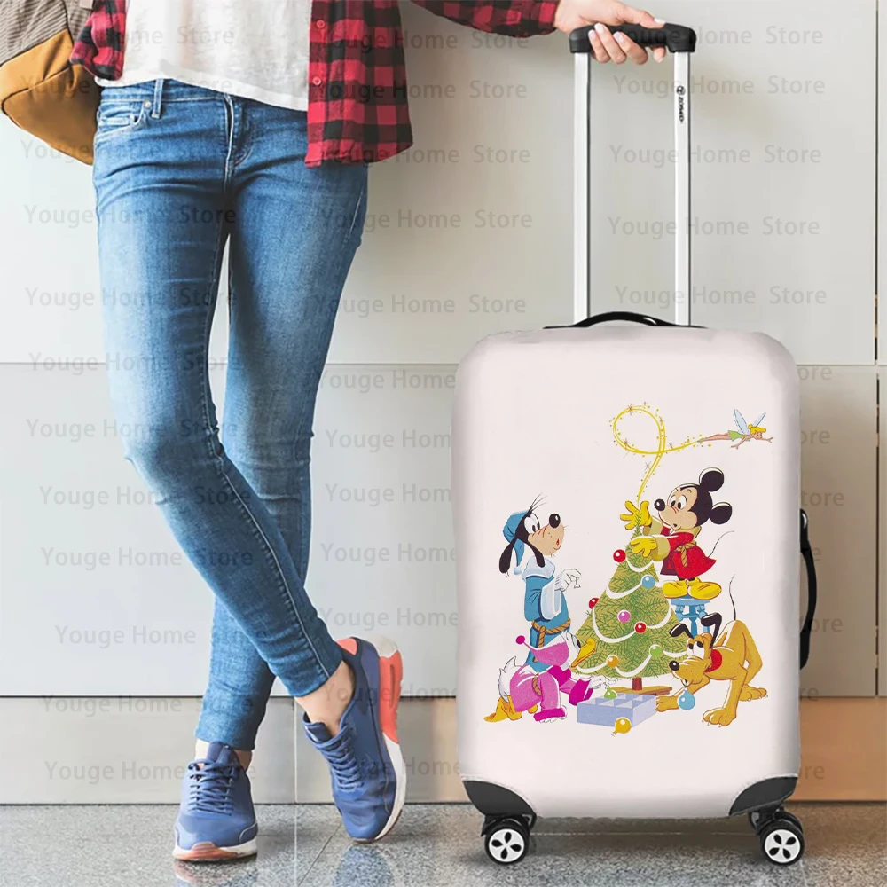 Дорожный чехол для багажа пылезащитный рождественская серия принт Disney с Микки и