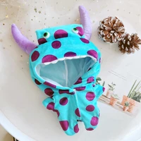 20cm dress up baby doll clothes blue purple minotaur cow animal body suit clothing toy exo idol dolls diy gift doll accessories