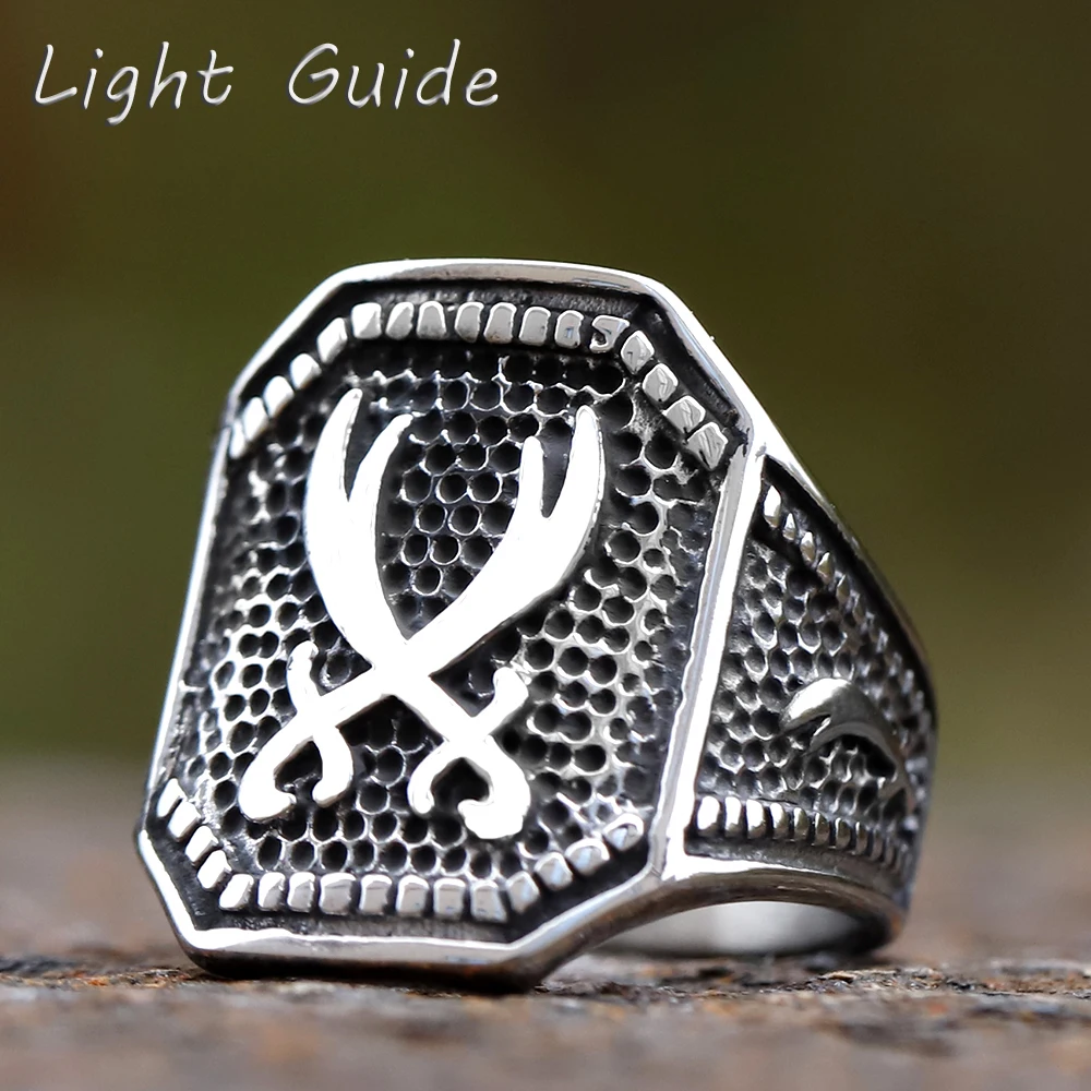Модное Турецкое Серебристо-серое Кольцо С Мечом Али Zulfikar Из Нержавеющей Стали 316L
