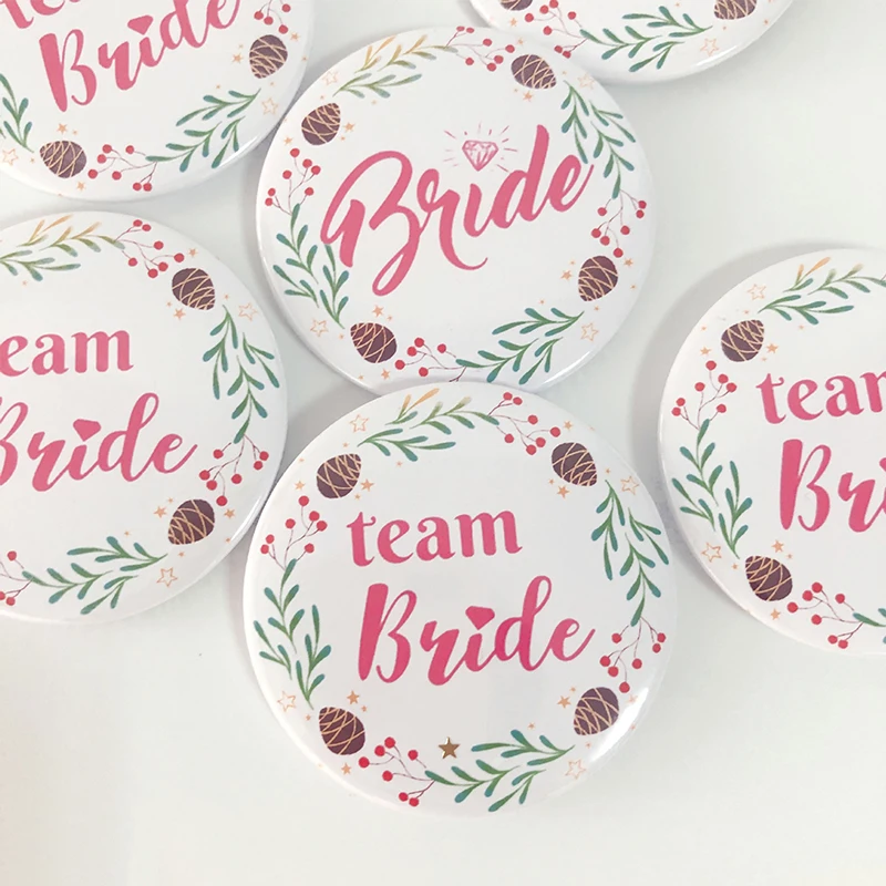 

1PC Bride To Be Badge Team Bride Bachelorette Party Hen Party Decorations Bridal Shower Decoration Bride Accesories Gift