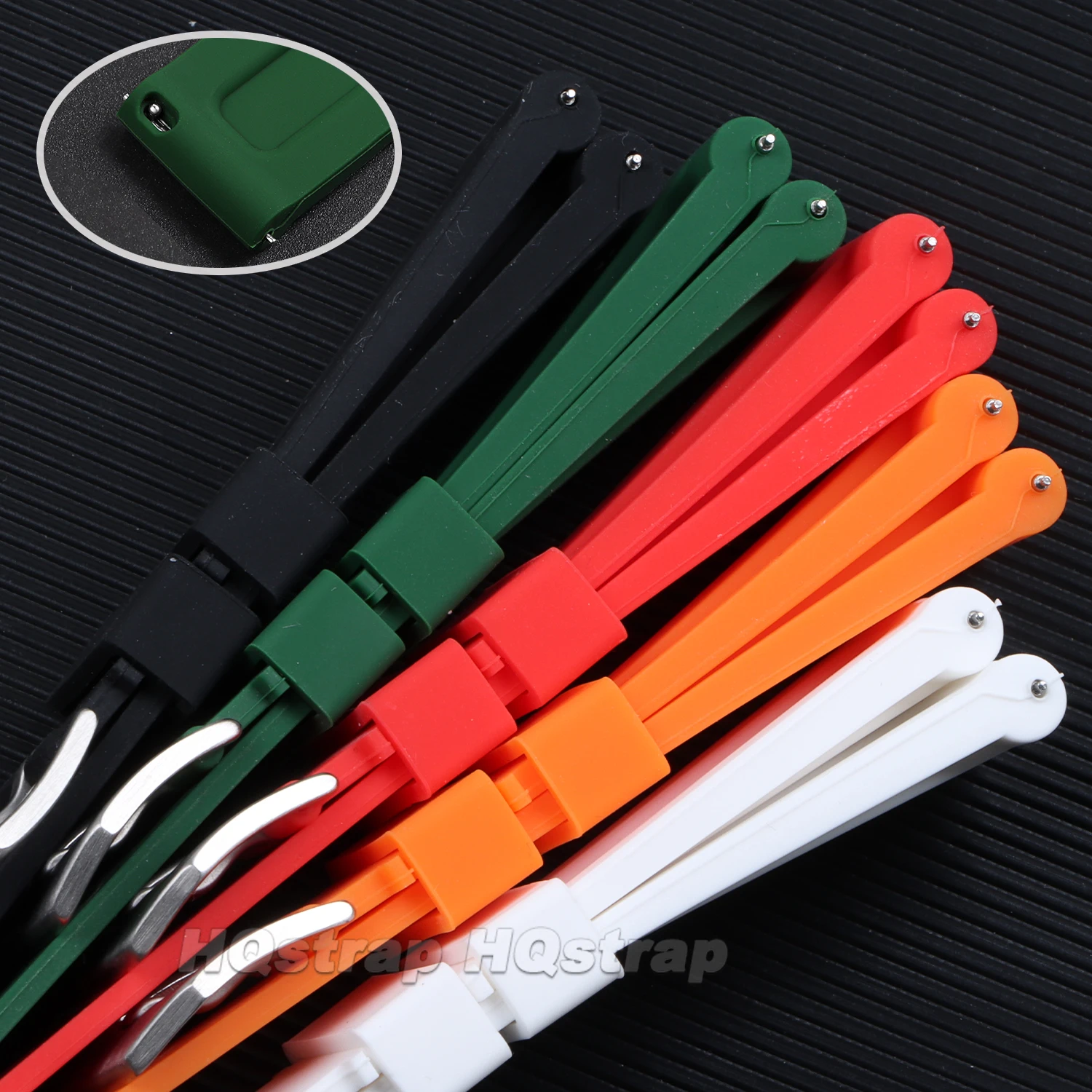 Быстросъемный силиконовый ремешок для часов 20 мм 22 24 26 Универсальный сменный