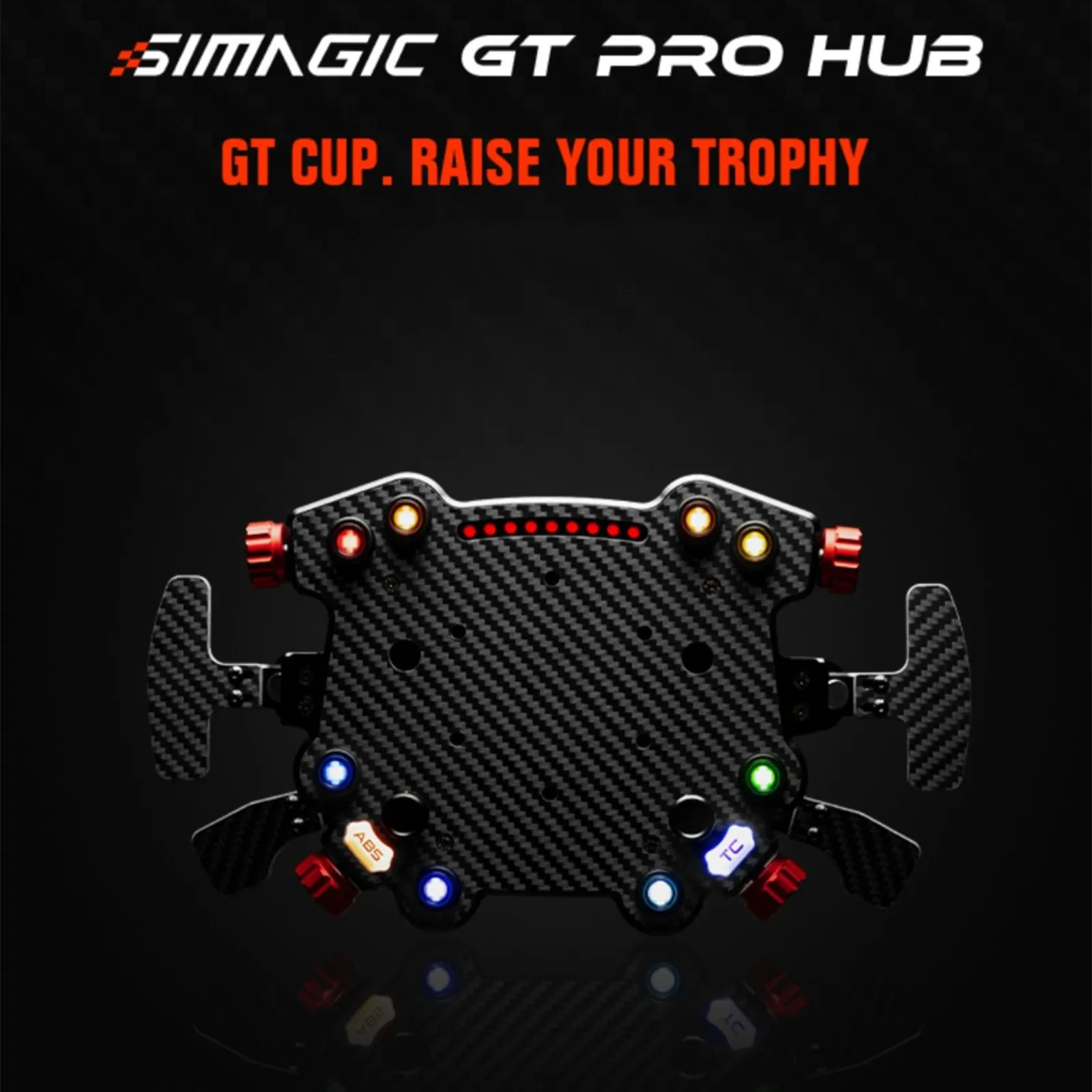 Фото Simagic GT Pro Hub умный блок управления центральной консолью для гоночных игр с двойным сцеплением №1